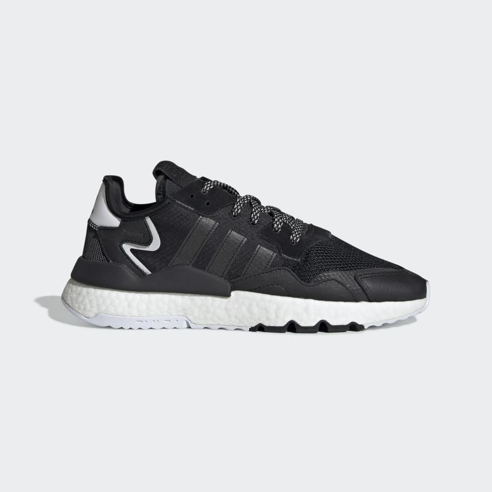 Adidas Men's Nite Jogger Originals Shoes Black/Dark Grey Ireland EE6254